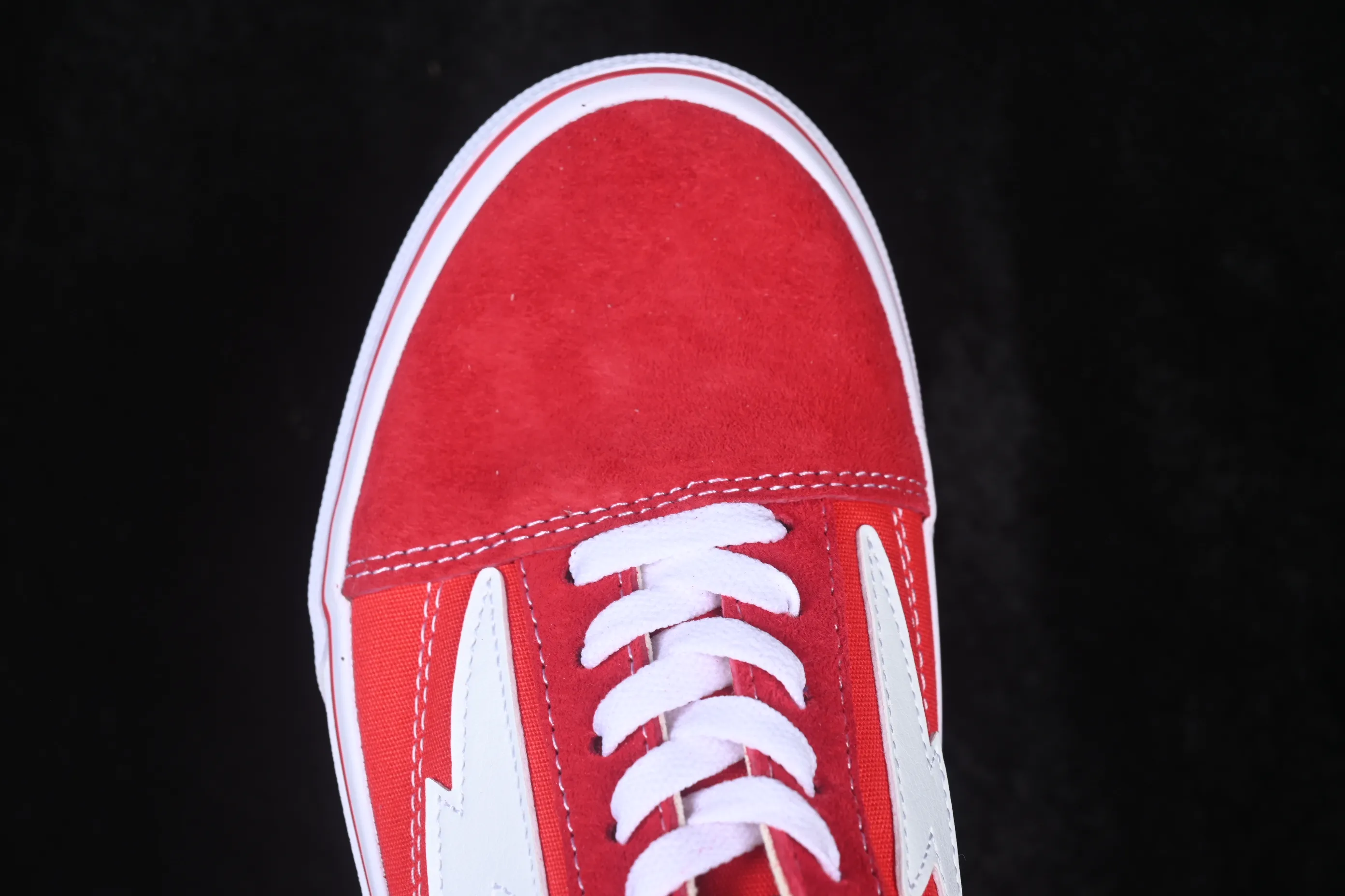 All categories Vans Vans series Vans Low Vans low-top Revenge x Storm Old Skool Lightning joint low-top casual sneakers red and white
